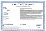 HDMI ATC 测试证书