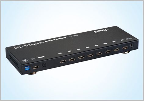 工业级 HDMI 4K@30Hz分配器带音频分离 SP18 