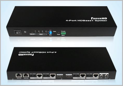 工业级 100米/70米 HDBaseT 4k@60Hz分配器 SPH04/02/08