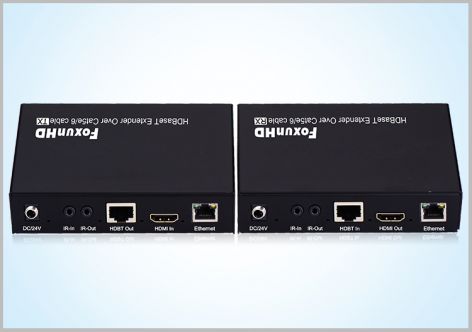 工业级 HDBaseT 4k@60Hz 单网线延长器 EX44