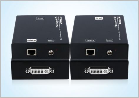 工业级 DVI 100米 网线延长器 DVI-100