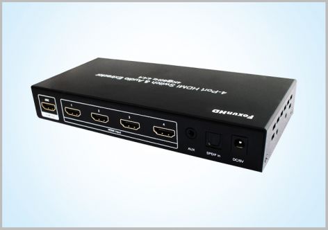 工业级HDMI2.0 4K60四进一出音频分离切换器