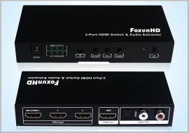 SW06 3X1 HDMI HD Splitter with Audio Extraction